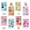 8 Kawaii Mädchen Collagen Bastel-DIY Dekorations-Handbuch Handyhülle Laptop Wasserdichte Aufkleber