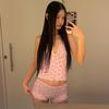 2026 Spring/Summer Women's Spicy Girl Camisole & Lace Shorts Set