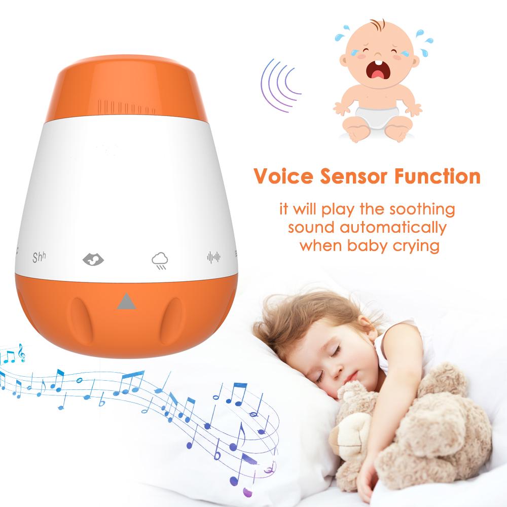 Buy USB Rechargeable Portable Baby Sleep Sound Machine 6 Soothing