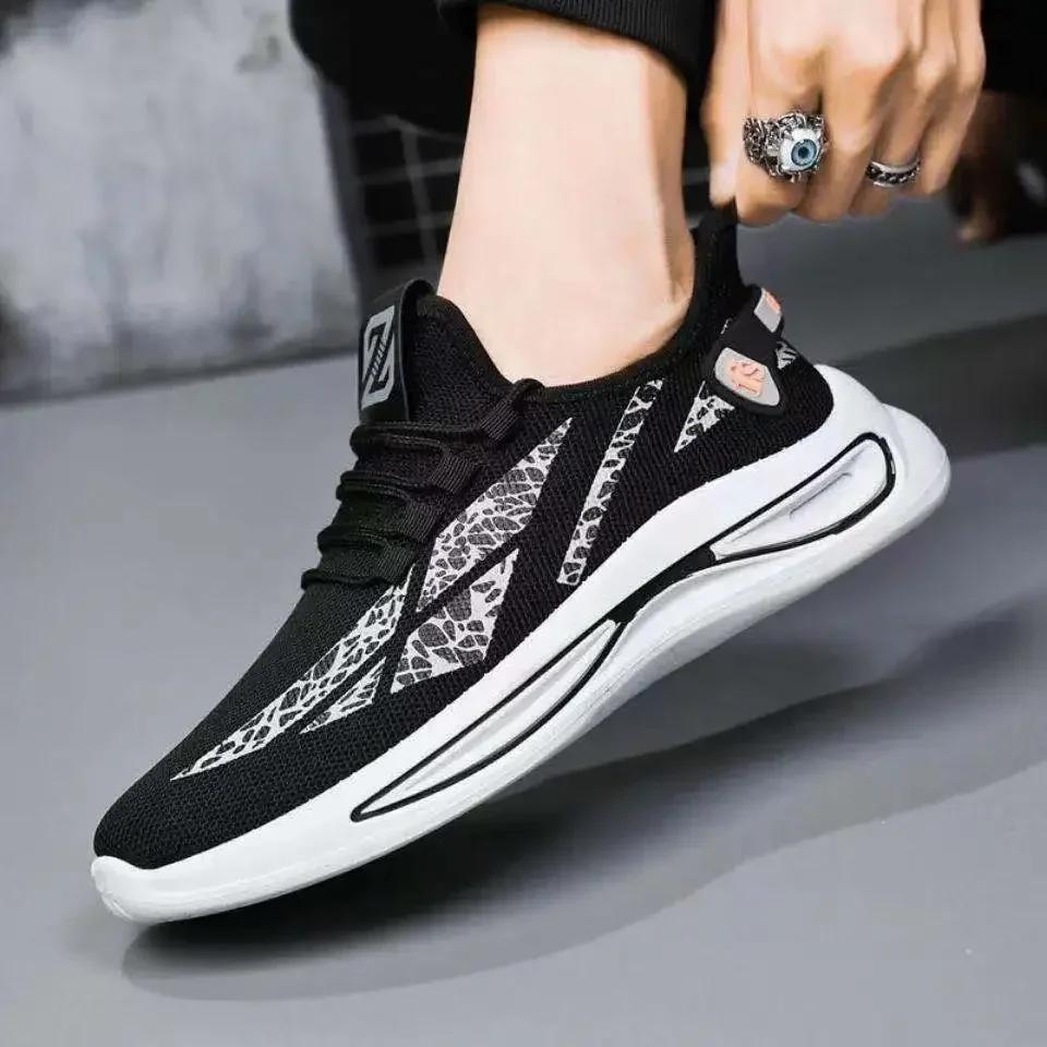 Mens Shoes Slip on Breathable Casual Sneakers Athletic Outdoor Sport Running Shoes Comfortable Walking Training Tennis Shoes