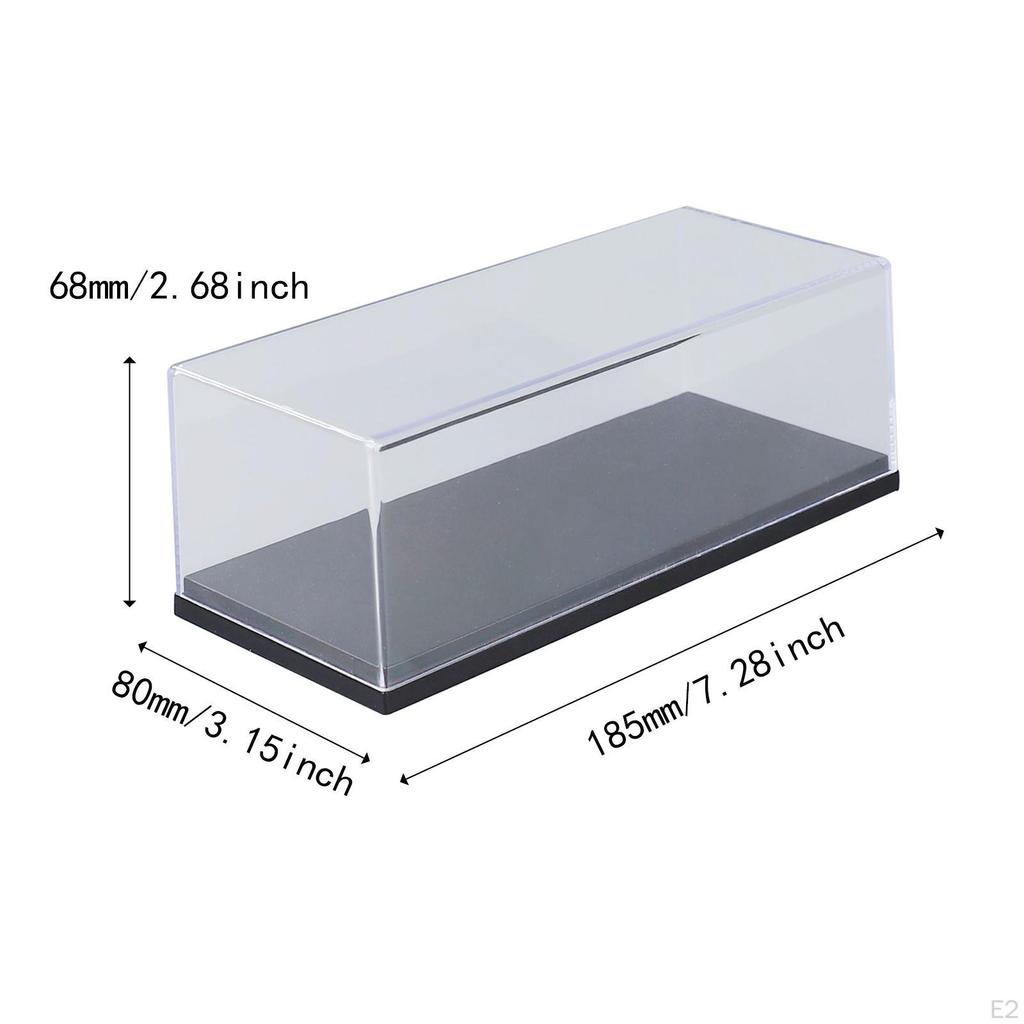 1:43 Clear Acrylic Display Case Showcase Transparent,Collectibles Case,Protection Storage Countertop