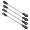 4Pcs Adjustable Rear Upper Suspension Arm Tie Rod Linkage Arm for 1/10 RC Car Truck