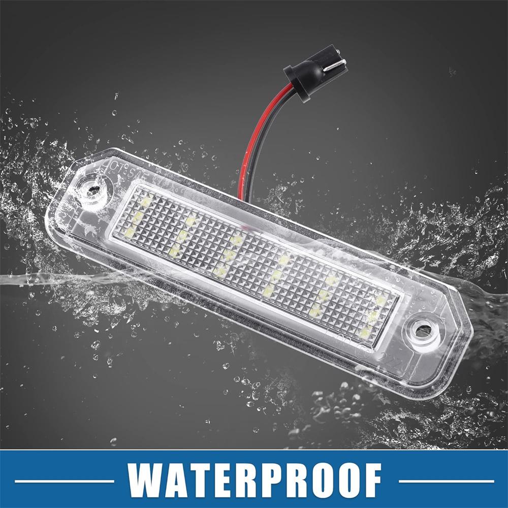 2x White LED License Plate Lamp For 92-00 Honda Civic Rear Tag Light 34100S04A01