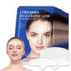 Faltenpflaster, Anti-Falten Stirnpflaster, Anti-Falten Pflaster, Hydrogel Kollagen Protein Stirnfaltenpflaster, Packung mit 10 Stück