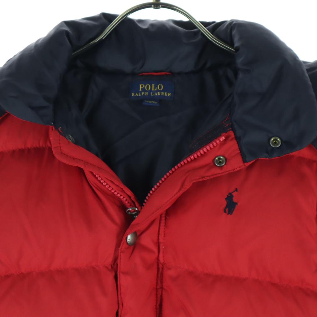 Polo Ralph Lauren Kurtka puchowa z długim rękawem 140 Czerwona Dziecięca Używana