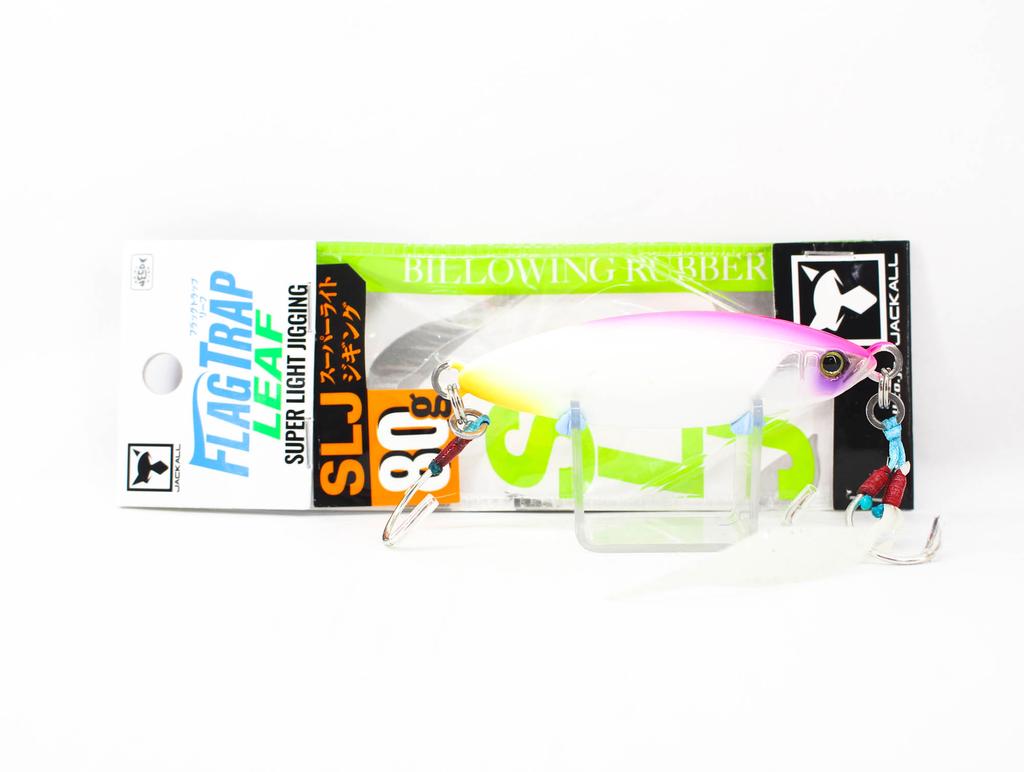 Jackall Metal Jig Flag Trap Leaf 80 grams Tropical Glow (9095)