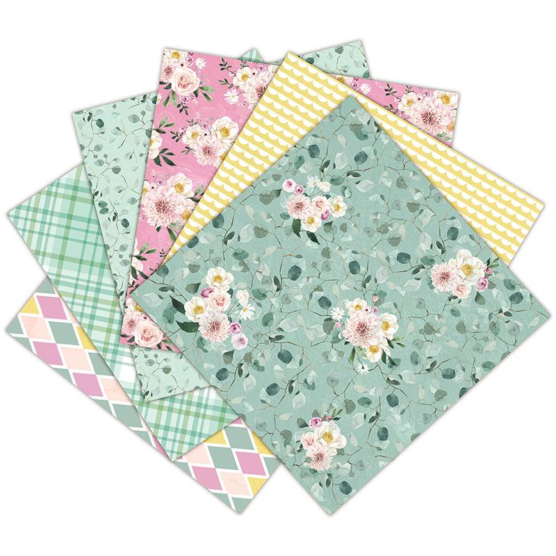 24 листа розовой крафт-бумаги, вырубные штампы, художественный фон, оригами, скрапбукинг, изготовление карт