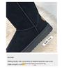 2025 Winter High-Top Snow Boots: Thick-Soled, Cotton-Lined, Fashionable Mid-Calf Design