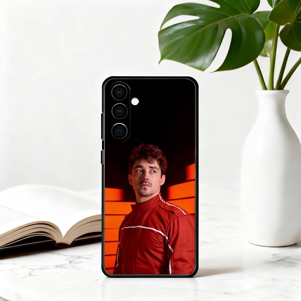 

Monaco C-Charles L-Leclerc CL Phone Case For Samsung Galaxy A73,A72,A71,A70,A53,A52,A51,Soft Silicone Black Cover Samsung a71 4g