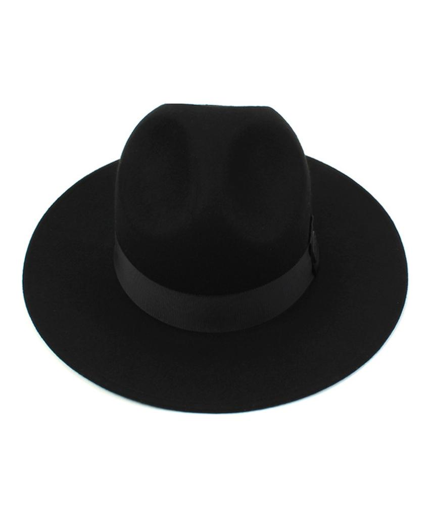 Yunibeosyeolkemiseuteuli Line Black Wool Y Fedora