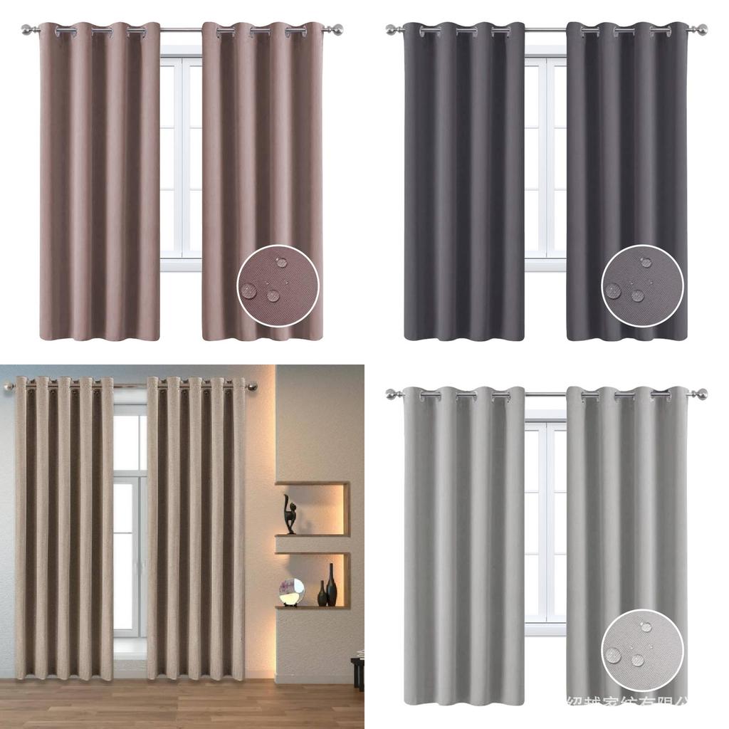Sunblock Outdoor Window Curtain With Waterproof Fabric For Balcony Use