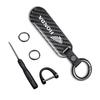 Carbon Fibre Pattern Car / Motorcycle / Home Key Chain for Honda Mugen Jazz Insight Freed Fit CRV Civic Accord City KeychainOW3