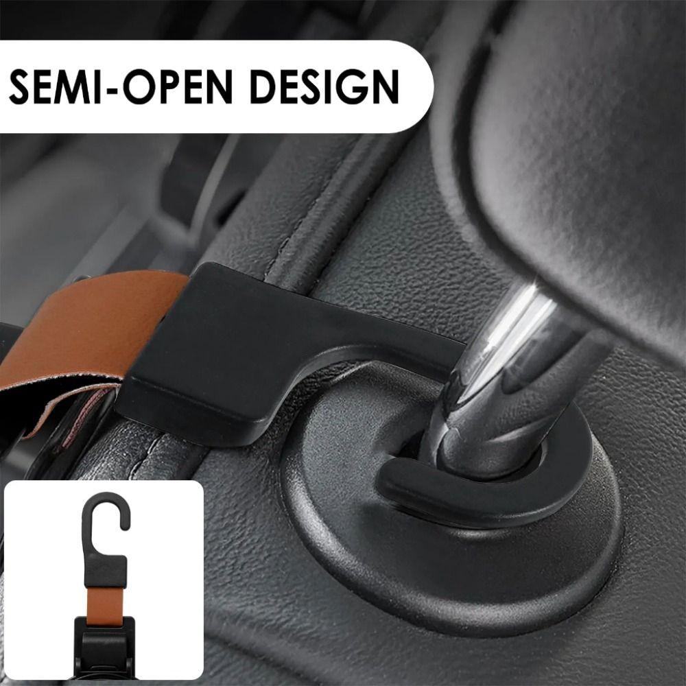 Gancio Multifunzione per Poggiatesta Sedile Auto Comodo Portatile Portabicchieri Pieghevole Organizer per Sedile Posteriore