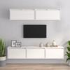 VidaXL TV Stands, 5 Pcs White, Solid Pine Wood
