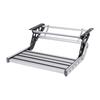 RV Steps 400lbs Load Capacity Aluminum Alloy Single Ladder Step Manual Telescopic Folding RV Entry Stair for Camping