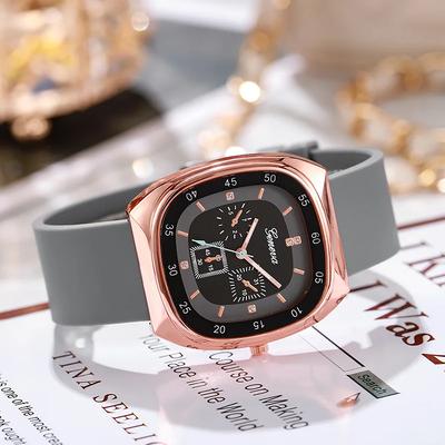 Luxury Women Watch Antique Wristwatch Quartz Watches Women Clock Ladies Silicone Strap Watch Gift Reloj Mujer Montre Femme
