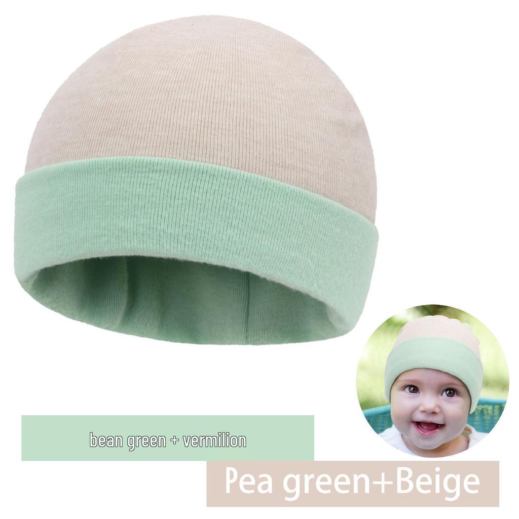 Matching Color Brushed Cap for Newborns: Spring, Autumn & Winter Styles, Double Size, 28 Colors