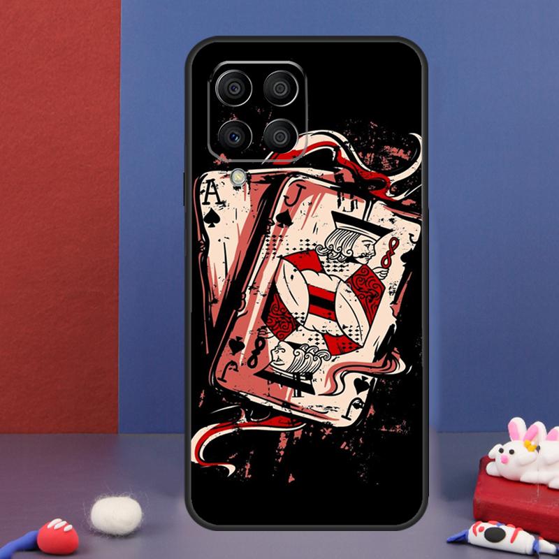 Ace of Spades Poker Case For Samsung Galaxy M13 M53 M06 M16 M31 M11 M35 M55 M15 M56 M36 M12 M32 M52 M14 M34 M54