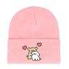 Winter Maltese Knit Hat With Printed Design For Men Women Casual Weather Cold