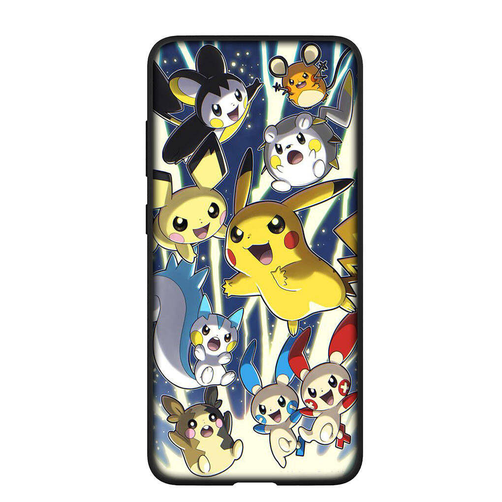 Phone Case for Samsung Galaxy S25 S23 S22 S24 Ultra FE Plus S9 A05 A06 A15 A16 A36 A37 A35 A54 A55 A56 A57 A25 A53 A17 Poster Pokemon GO Pikachu Cover