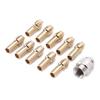 11PCS/lot 0.5-3.2mm Brass And Nut For Accessories Set Mini Drill Brass Collet Chuck For Rotary Tool