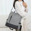 SchoolbagPU Backpack Women's 1011 New Simple Fashion Printing Large Capacity Women's Travel Backpack Mommy Bag