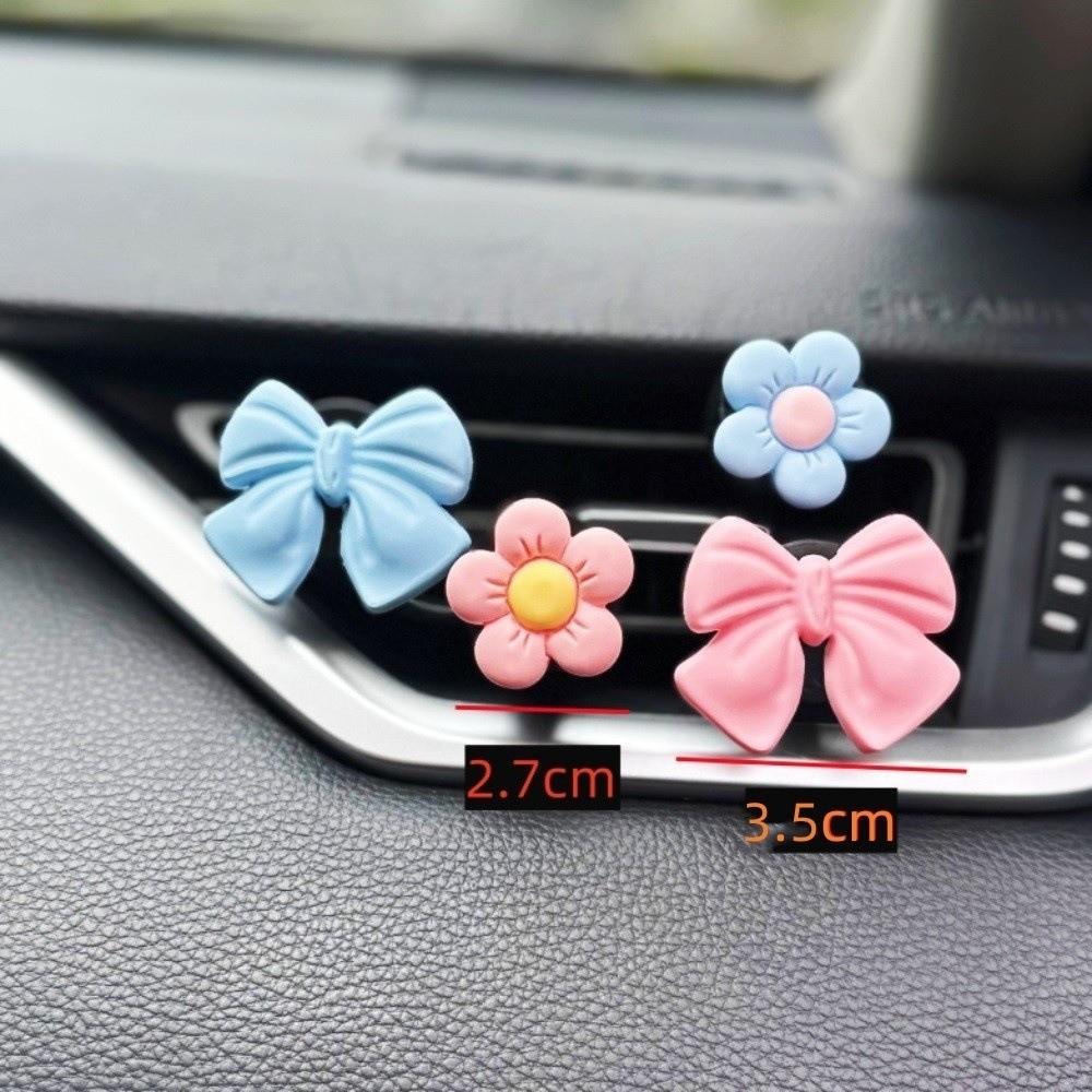 Bow Knot Design Car Air Vent Clips 8PCS Multi-Pack Dashboard Decorations  For Automobile Truck
