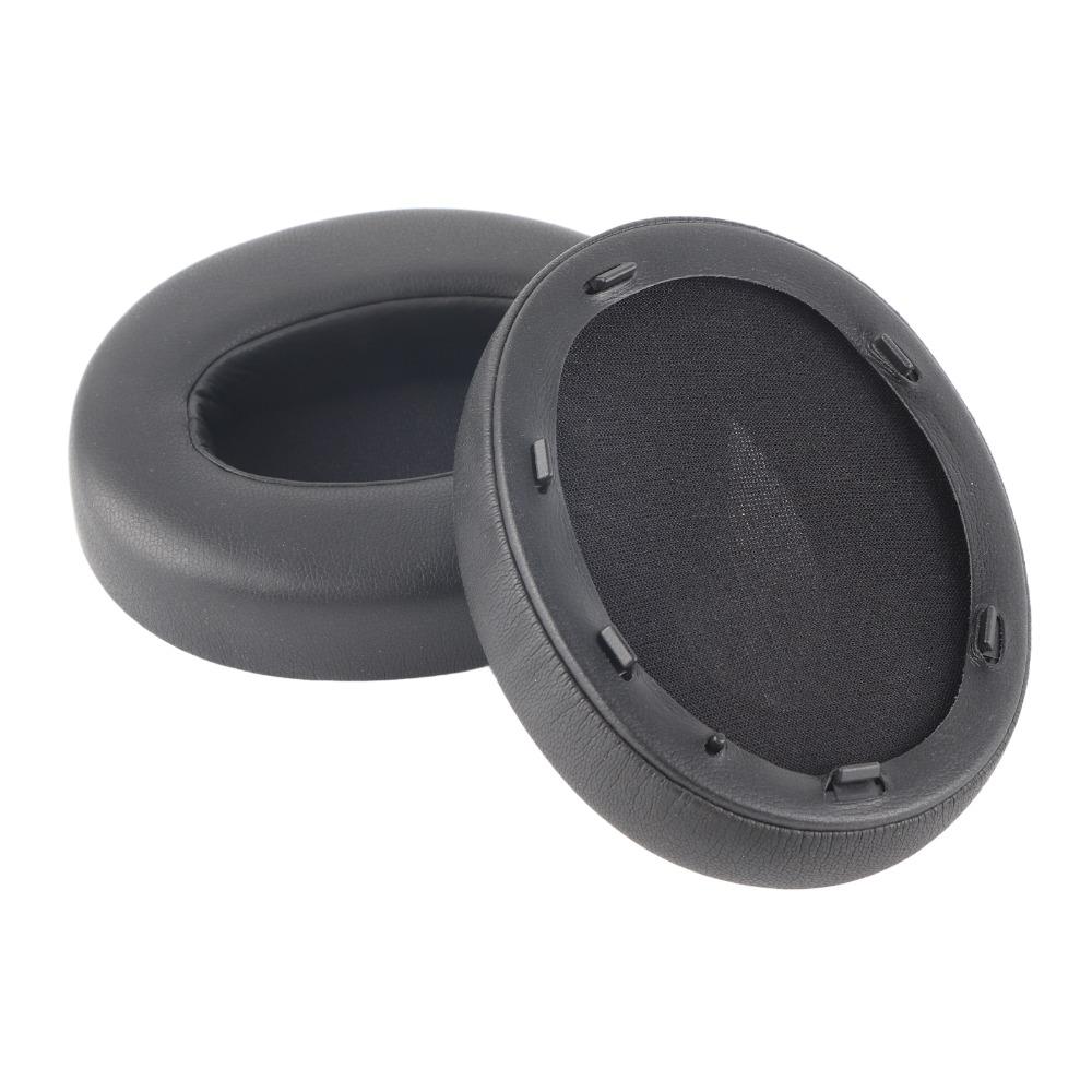 2PCS Leather Noise Isolation Ear Cushions Ear Covers for Sony WH XB910N Headphones Audio Accessories
