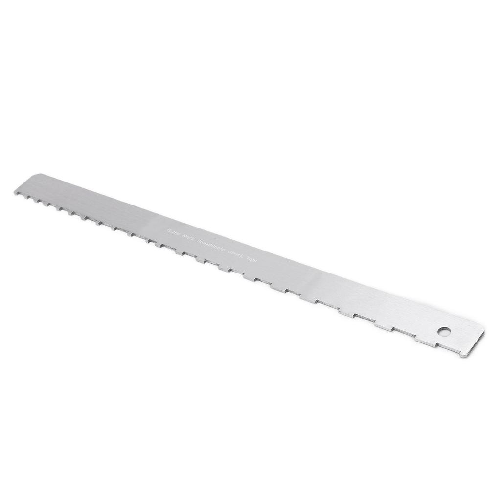 Guitar Neck Notched Ruler Aluminum Music Instrument Accessories for Electric Folk BassM02833