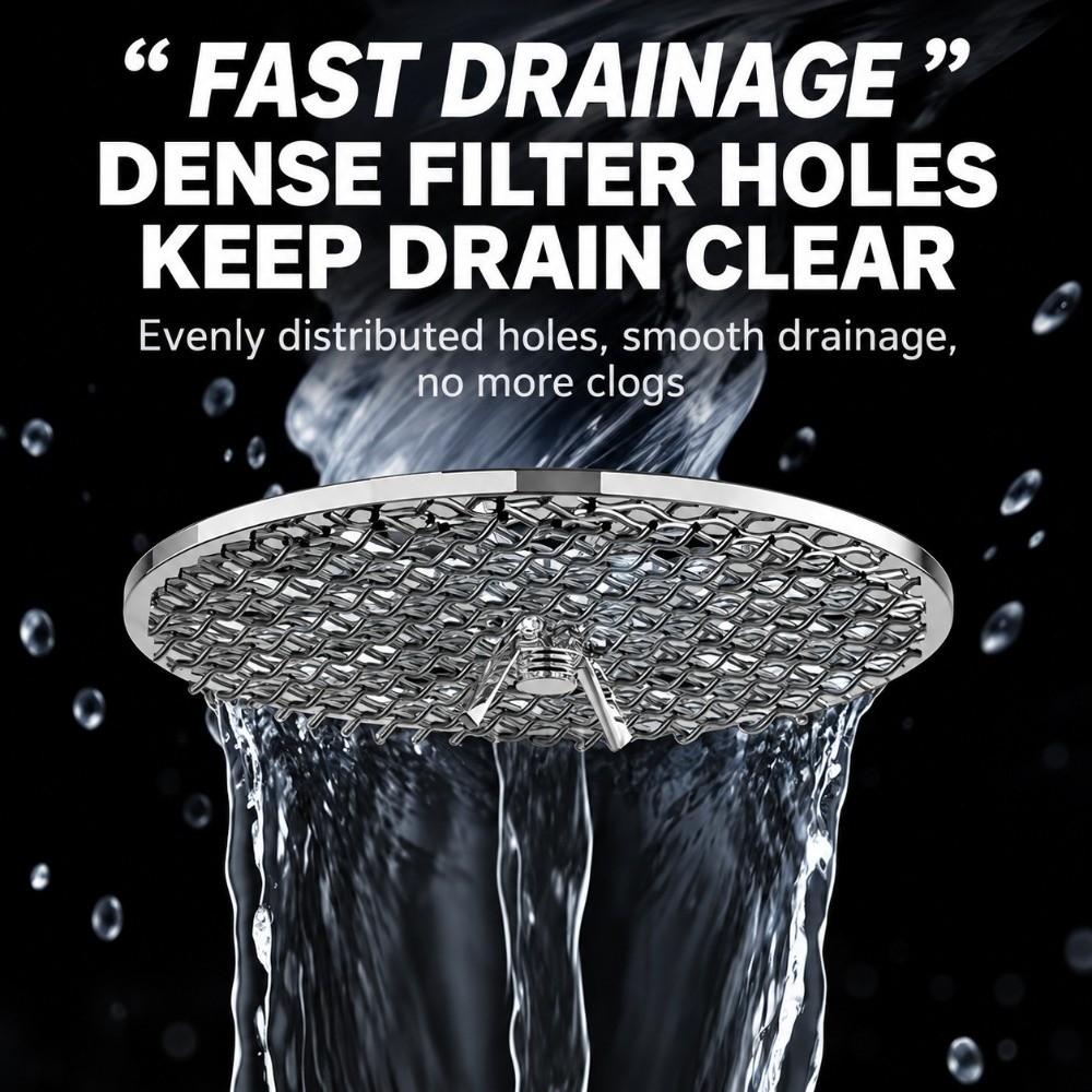 With Mesh Floor Drain Lid Stainless Steel Drain Filter Sewer Cover  Floor Drain Replacement