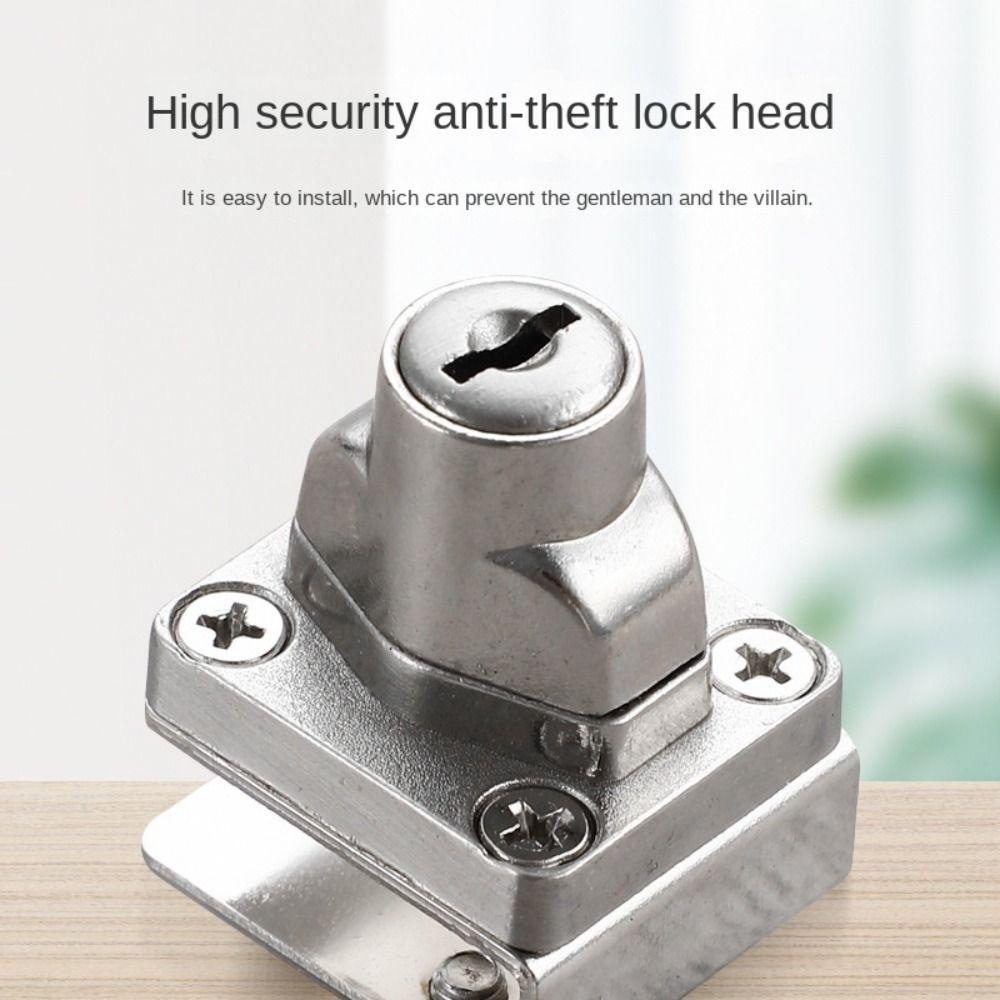 Security Cabinet Display Lock Single/Double Door Lockset New Cabinet Door Lock  Showcase