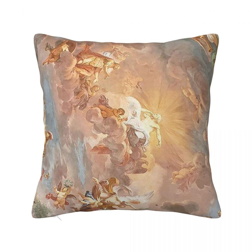 Dramatic Sky Decor Renaissance Angels Square Pillowcase Cushion Comfort Throw Pillow Sofa Cushions Used for Home Living Room