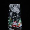 50/100Pcs Transparent Christmas Snowman Cookie Bags Candy Packaging Bags  Winter