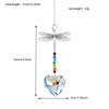 Crystal Sun Catchers Dragonfly Suncatchers Window Rainbow Maker Hanging Crystal Prisms Pendant Ornament Window Decoration