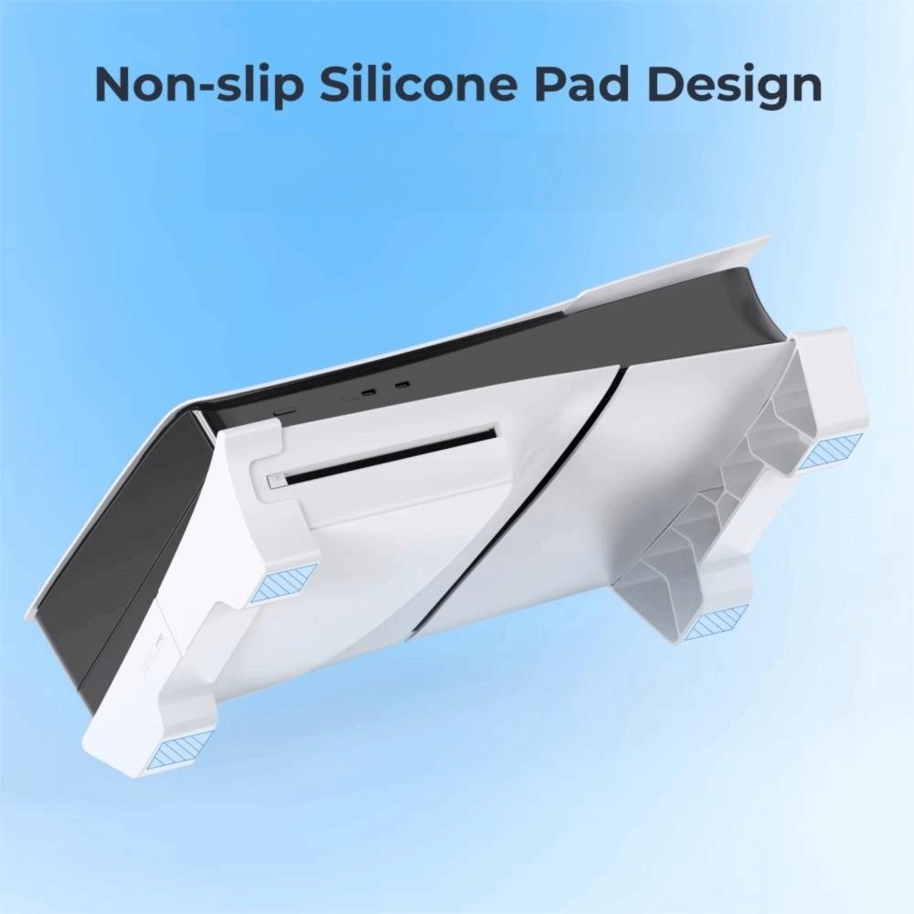 Disc Edition Compatible Horizontal Stand Console Accessories for PS5 Pro Slim Gaming Accessories