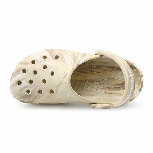 CrocS Women S claSSic Marbled clogS Bone Multi