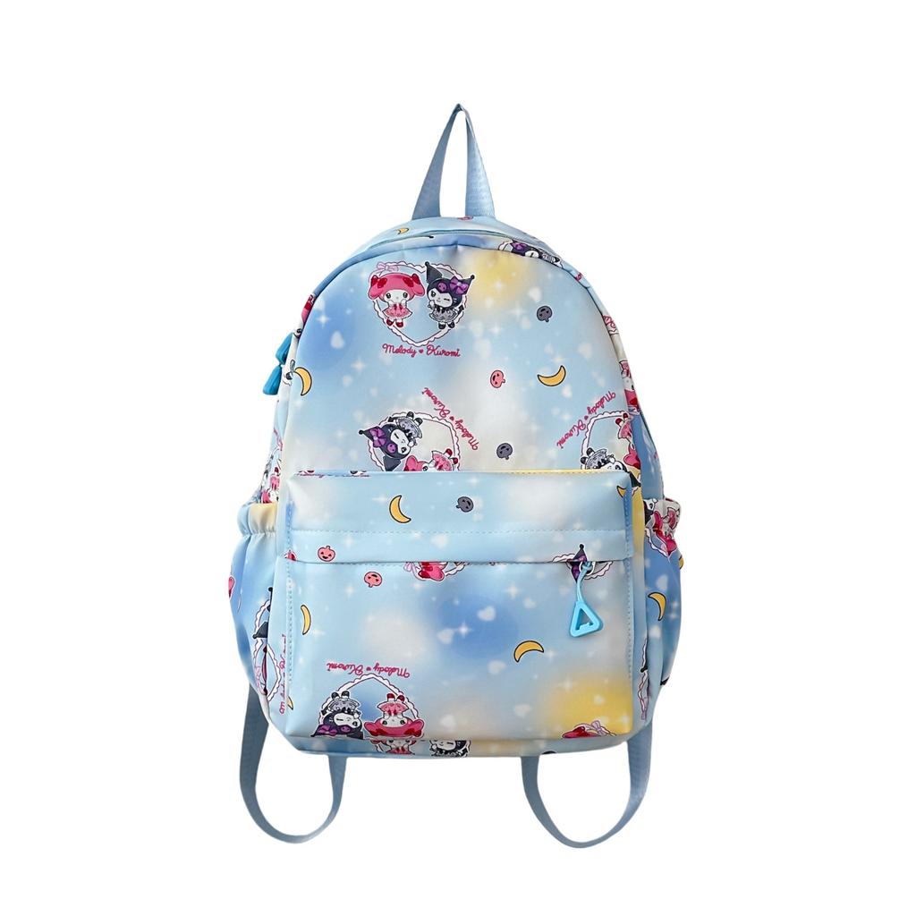 Schoolbag11 New Cartoon Kulomie Backpack Printed Nylon Casual Backpack Trend Middle School Primary School Campus Backpack