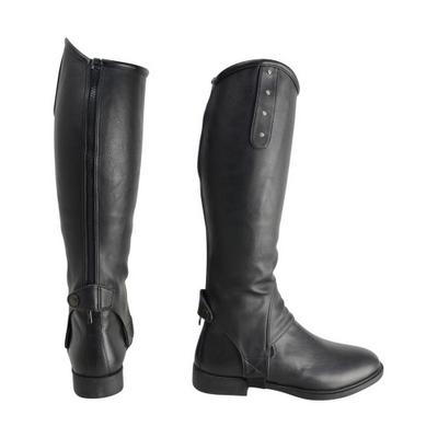 Adults Faux Leather Diamante Gaiters