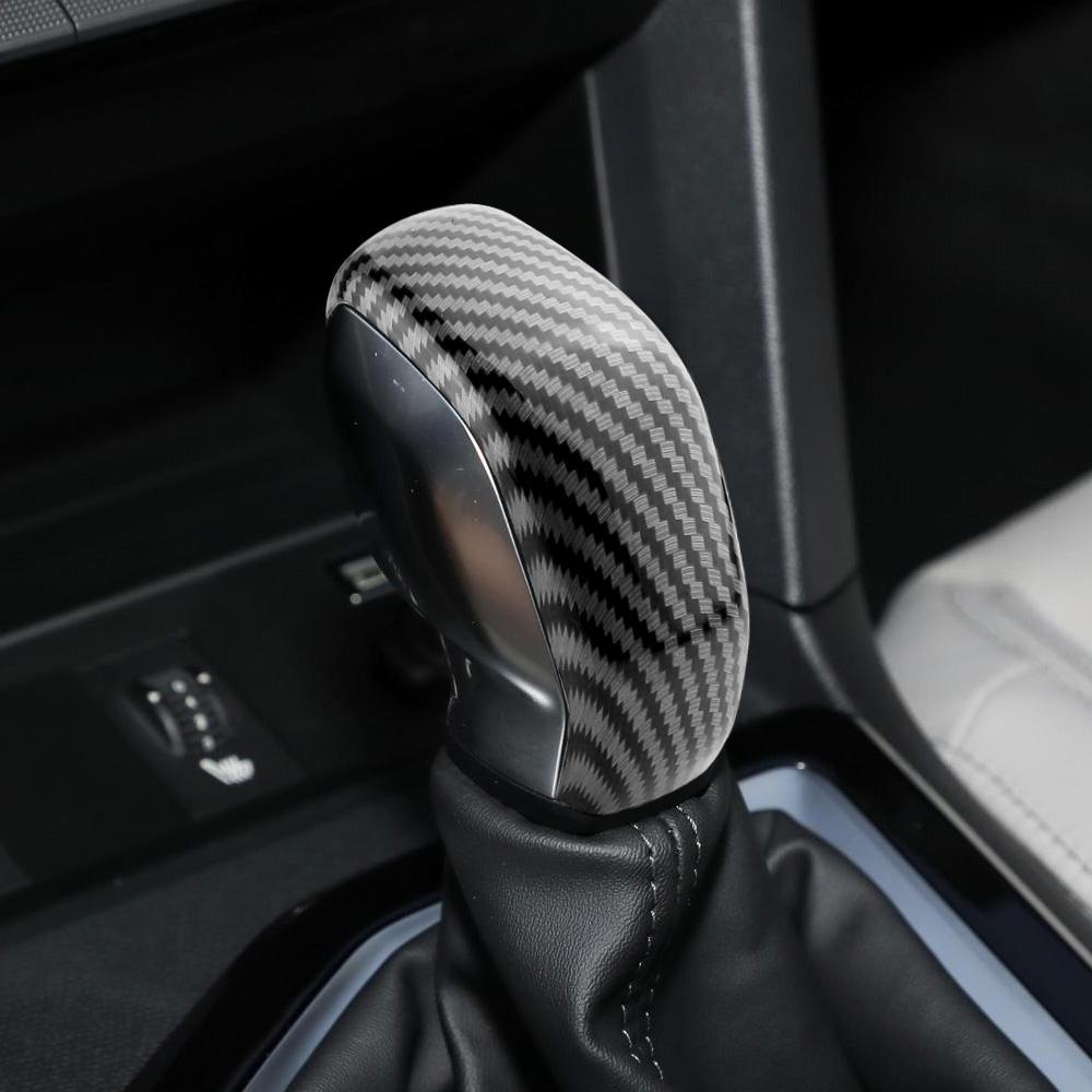 

Наклейки с текстурой углеродного волокна, накладки на ручку переключения передач для автомобиля Peugeot 308 308s 408 AT, внутренние ABS аксессуары чёрный