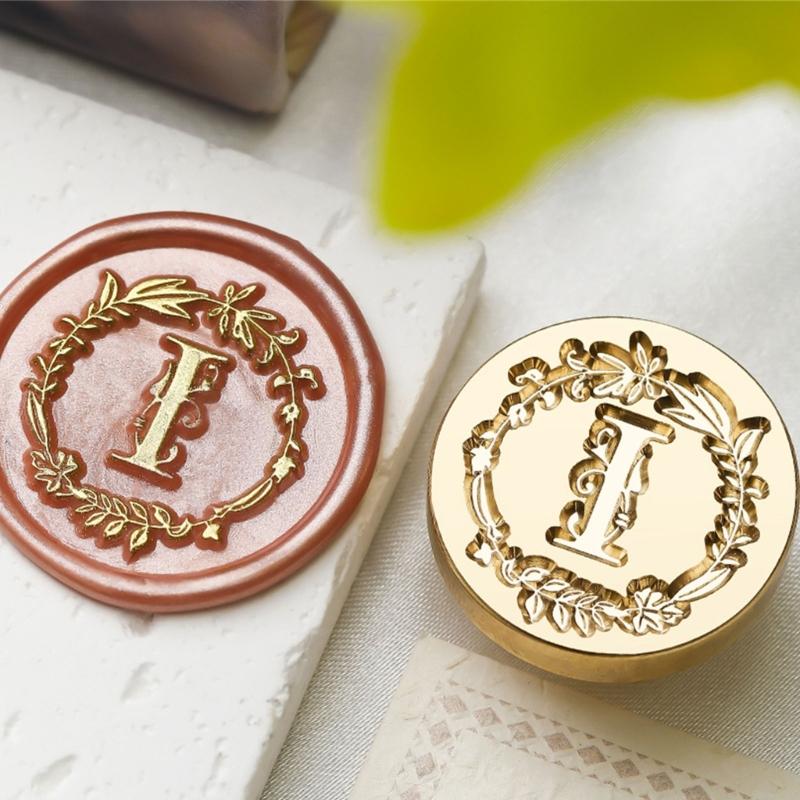 Capital A Sealing Wax Stamp Letter Series Wax Seal Stamp for Cards Scrapbooking Wedding Invitations Metal Seal Stamp