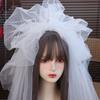 Multi Layer Bridal Veil with Hair Comb Head Covering European Wedding Veil  Wedding Dress