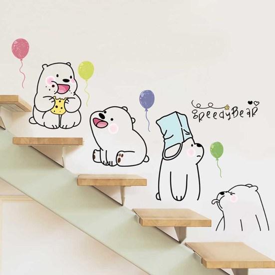 Wall Sticker Lovely Self Adhesive Home Decal Removable Wall Decal