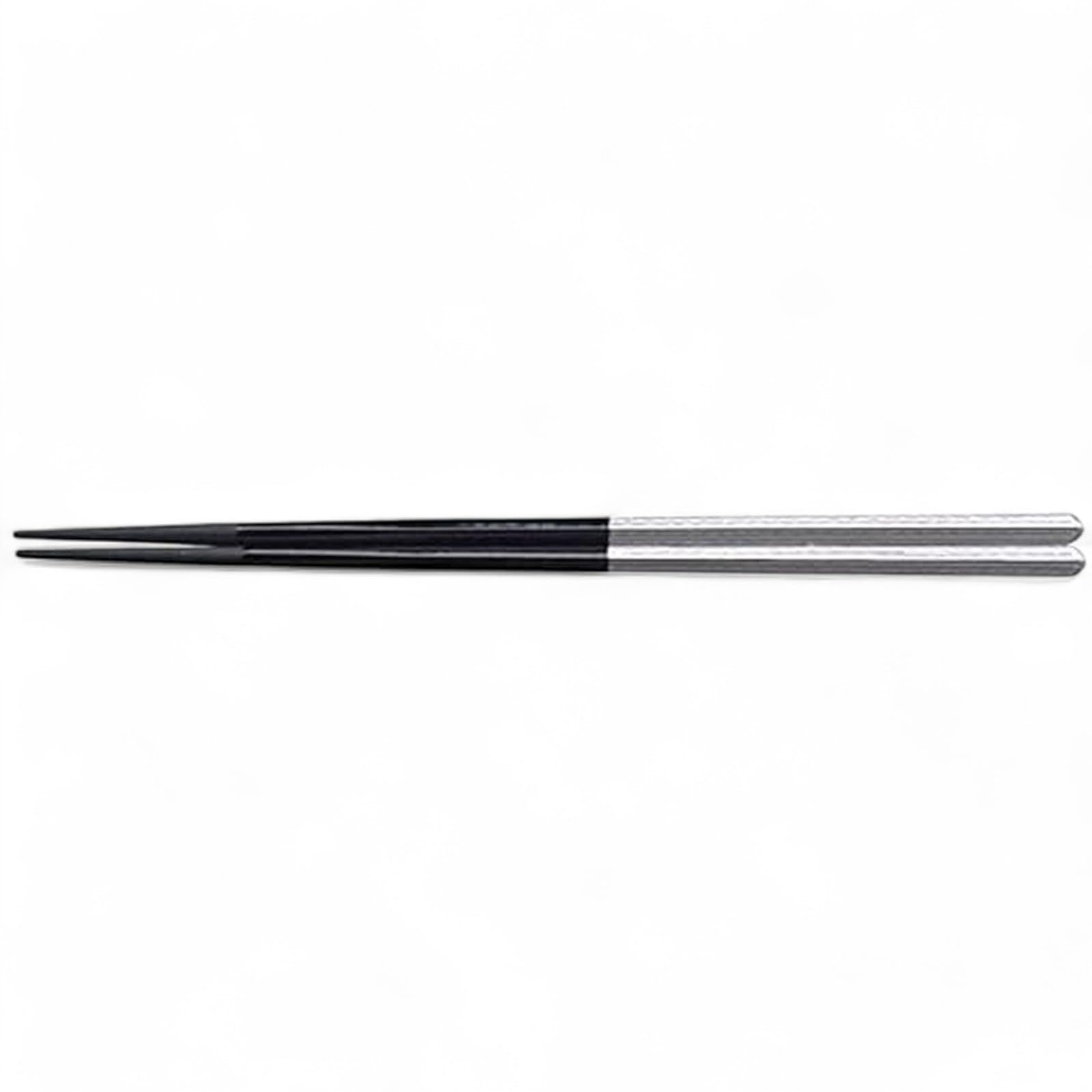 

Палочки для еды PBT Тонкие Пятигранные Сделано в Японии Безопасно для посудомоечной машины J-kitchens (Хаси) 22.5см Серебристый/Черный