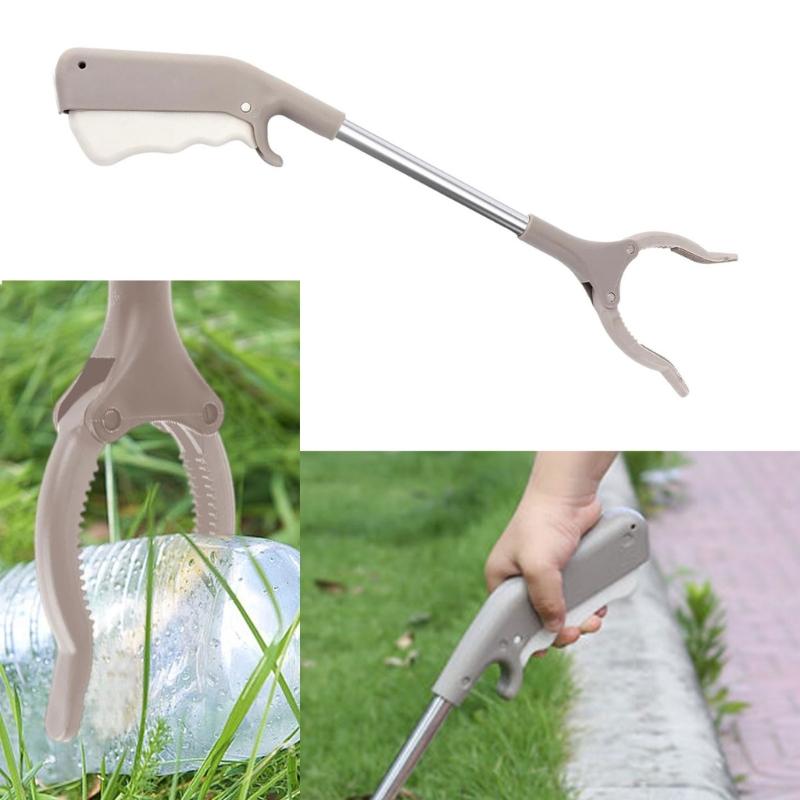 2pcs Trash Grabber Tool With Durability Stainless Steel Tube Rubbish Tong For Easy Waste Collection And Handling Tool