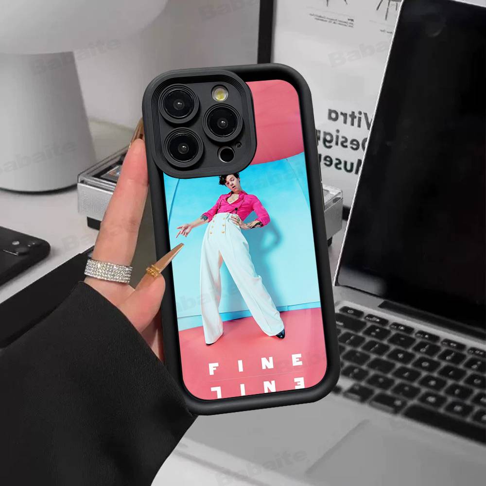 Pop Singer Harry Styles Phone Case For IPhone 17 16 15 14 13 12 11 Pro Max 16E Plus INS Soft Cover