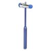 Reflex Hammer Aluminum Alloy Tromner Neurological Reflex Hammer with Humanized Handle Blue