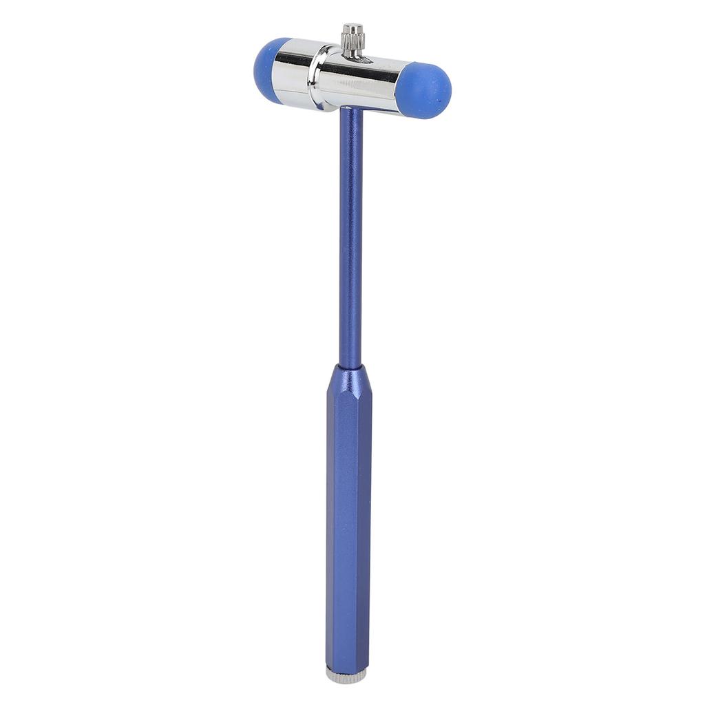 Reflex Hammer Aluminum Alloy Tromner Neurological Reflex Hammer with Humanized Handle Blue