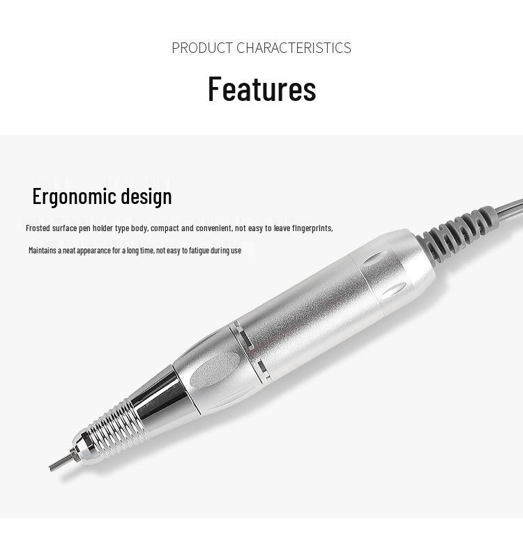 101 Portable Nail Salon Grinder: Rechargeable Tool for Nail Shaping, Polishing, Removal of Dead Skin and Nails