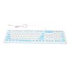 Foldable USB Wired Keyboard Waterproof Silent Keyboard Portable Silicone Keyboard  Computer Game
