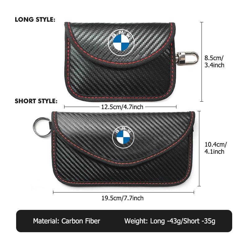 Car Key Signal Shielding Box Faraday Cage Remote Control Package For BMW E87 E70 E91 E30 G20 E92 E93 E60 E46 E90 G30 E53 X1